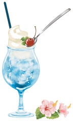 クリームソーダ（アイスフロート）