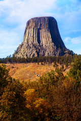 Devils Tower National Monument in Wyoming, USA