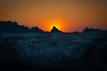 Fire over the Badlands