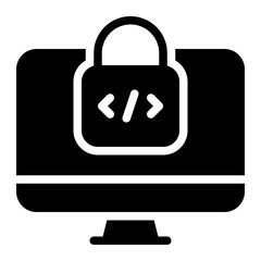 software development glyph icon