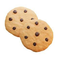 COOKIES 3D ICON ILLUSTRATION