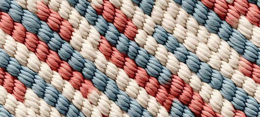 Obraz premium Knitted textured surface background, detail micro, close up. wallpaper. 