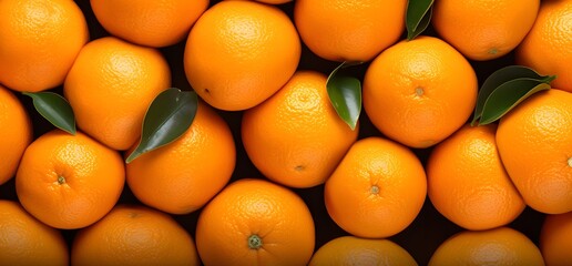 Close up of fresh orange fruit pattern background, top view, wallpaper. 