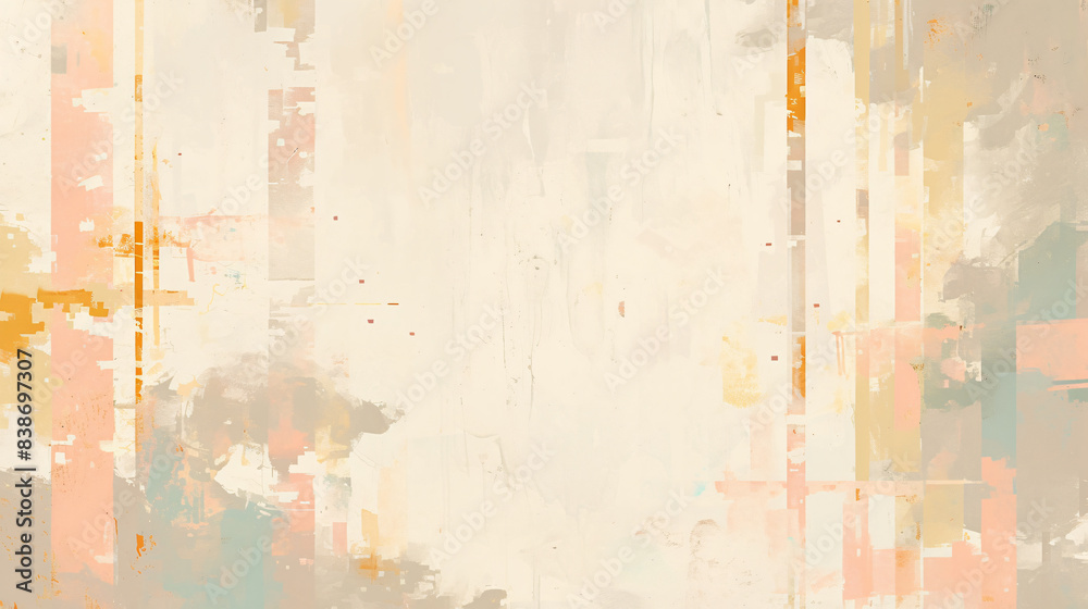 Poster abstract colorful shapes for artistic background with copy space text for website