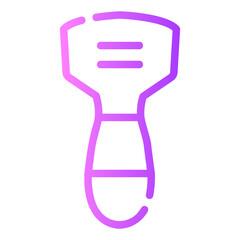 pedicure gradient icon