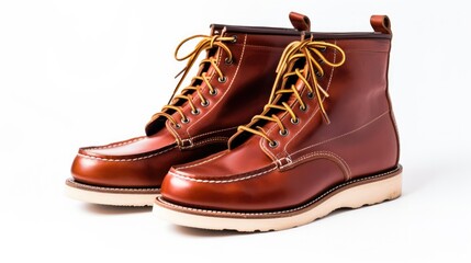 Leather shoes Isolated on white background 