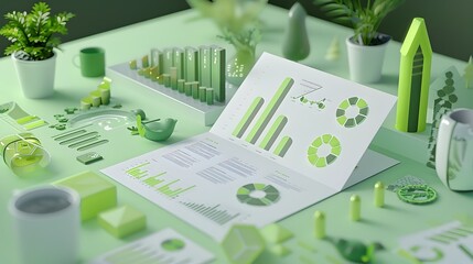 Green Finance Research Report with Eco Friendly Data Visualizations