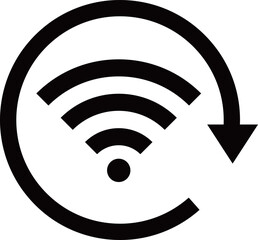 リバースするWi-Fiのアイコン