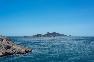 Littoral rocheux de méditerranée