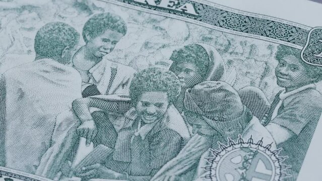 1 Eritrean nakfa national currency money legal tender bill central bank 5