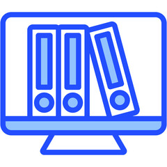 Virtual Library Icon