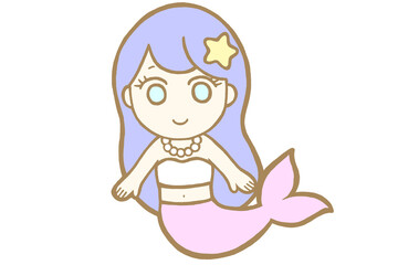 人魚イラスト