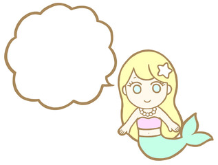 人魚イラスト