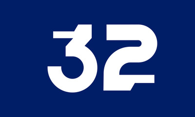 Number Tech Blue Modern Logo