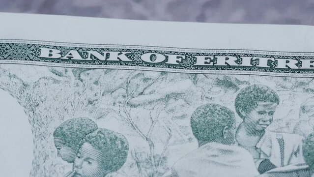 1 Eritrean nakfa national currency money tender banknote bill central bank 6