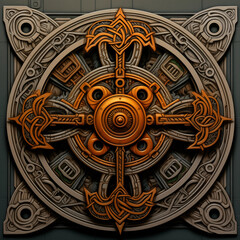 Naklejka premium Celtic knot pattern