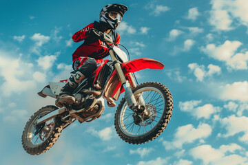 Dirt bike rider,motorcycle jump