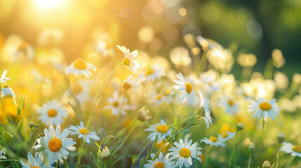 flowers in the grass
