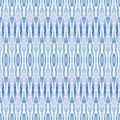 Masculine ikat stripe irregular linear shirting pattern. Modern menswear broken line effect fashion allover print in template 