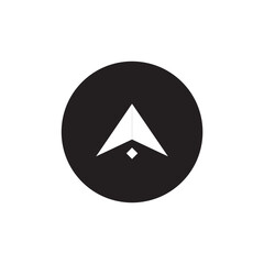 airdrop simple logo icon design