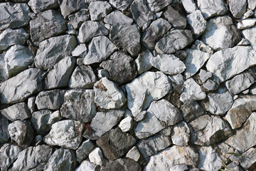 Wall made of stone for background