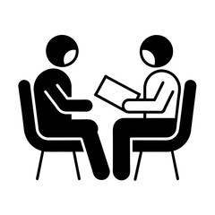 silhouettes of people working together