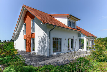 Modernes Einfamilienhaus in Deutschland