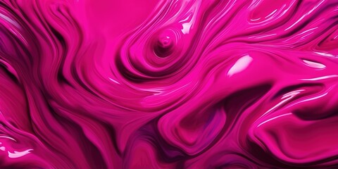 Obraz premium Magenta Pink Liquid Paints Color background