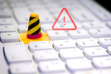 computer fixing , system under maintenance and under construction