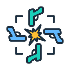 Obraz premium Siege Icon