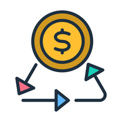 Discounted Cash Flow Icon