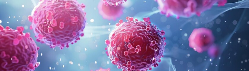 Fototapeta premium Detailed infographic on the advancements in breast cancer treatment, highlighting scientific breakthroughs and patient stories, informative and hopeful