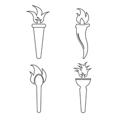 torch icon design