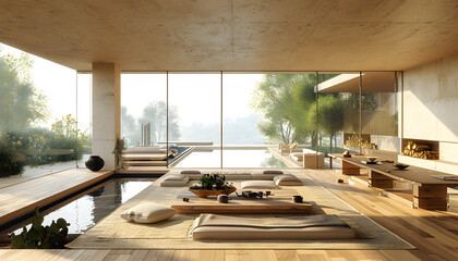 Fototapeta premium interior of a dining room