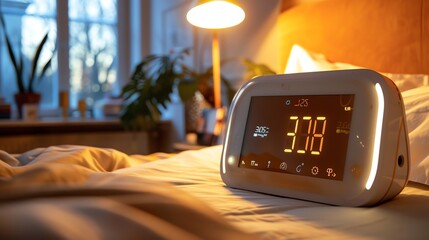 Alarm clock with a builtin calendar and alarm function
