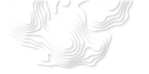Background with lines Modern white carve wave line abstract luxury 3d papercut background. vector minimal topography map light element shadow landscape wave element curve graphic papercut design.