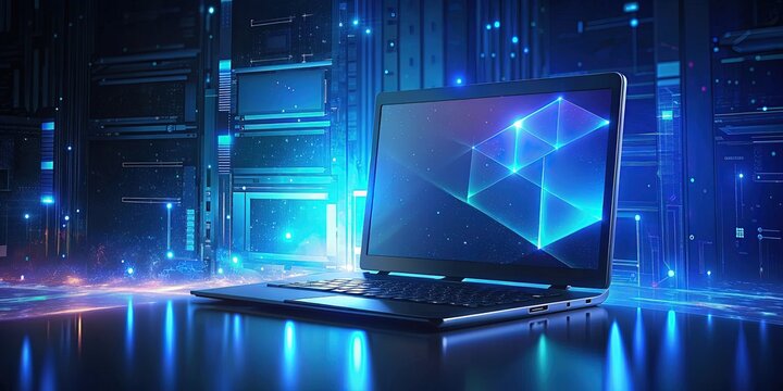 Closeup photo of a notebook with CSS, JavaScript and HTML source code on the monitor in the background, creating an abstract IT technology background, notebook, CSS, JavaScript, HTML