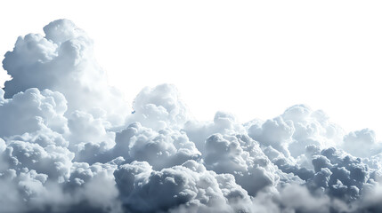 A dramatic, fluffy, white cloud formation against a dark sky.  Perfect for weather, nature, or fantasy themed projects.