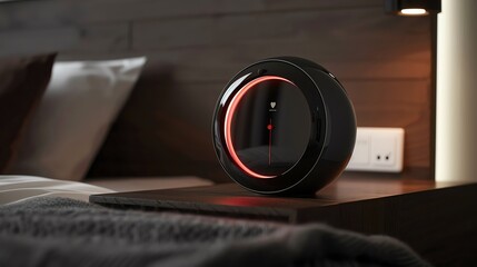 Alarm clock with a sleek, modern look and feel