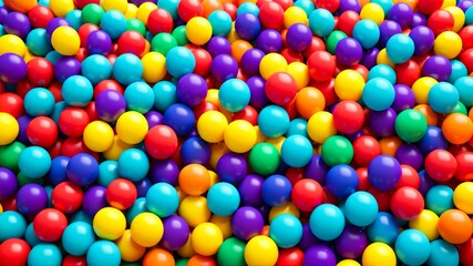 Obraz premium Vibrant Colorful Balloons - Burst of Joy and Celebration