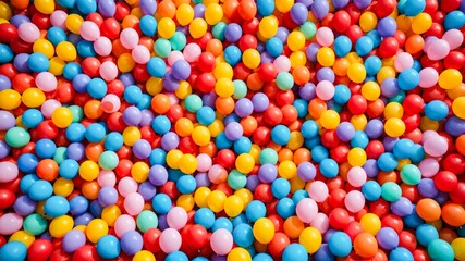 Vibrant Colorful Balloons - Burst of Joy and Celebration