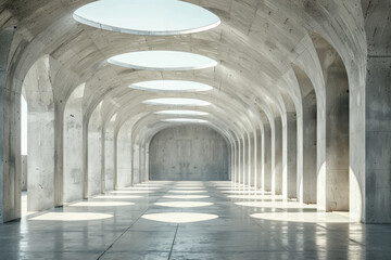 Empty hall of modern architectures&nbsp;
