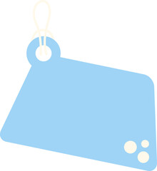 Paper Tag Illustration Element