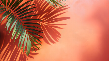 palm leaves background