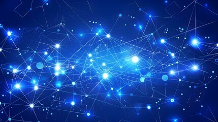 Technology Network Background