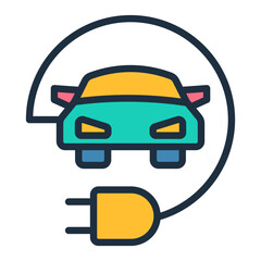 Fototapeta premium Car Charger Icon