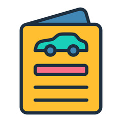 Vehicle Registration Icon