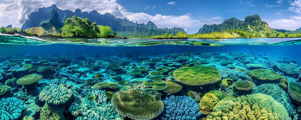 lake in the mountains