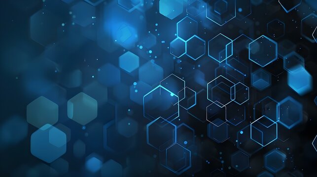 Abstract technology or medical background with hexagons