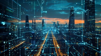 The bustling city is a sight to behold, with its towering skyscrapers and busy streets.